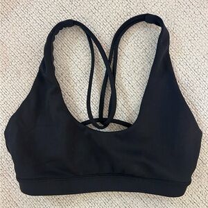 Crop Shop Boutique Black Sports Bra